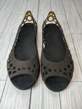 Crocs Adrina Open Toe Jelly Flats Sandals